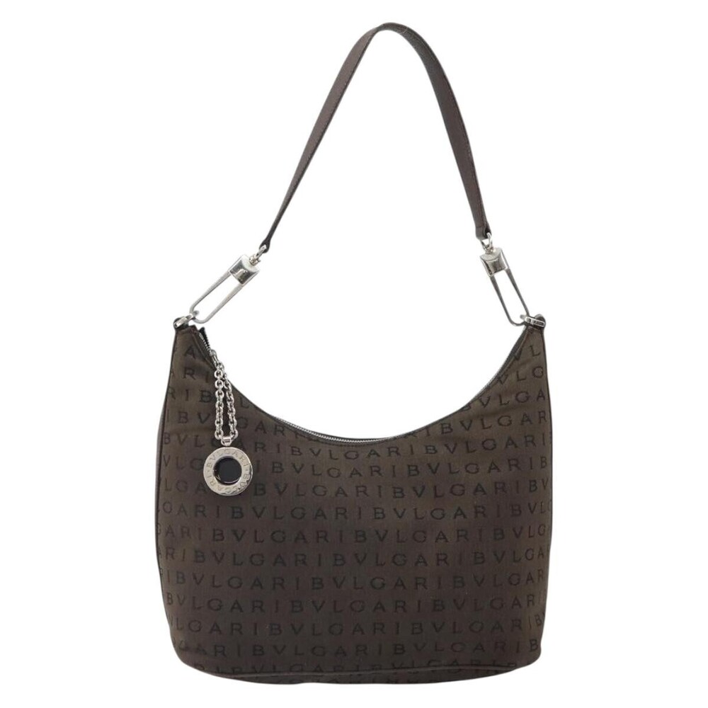 Bvlgari Logomania Canvas with Leather